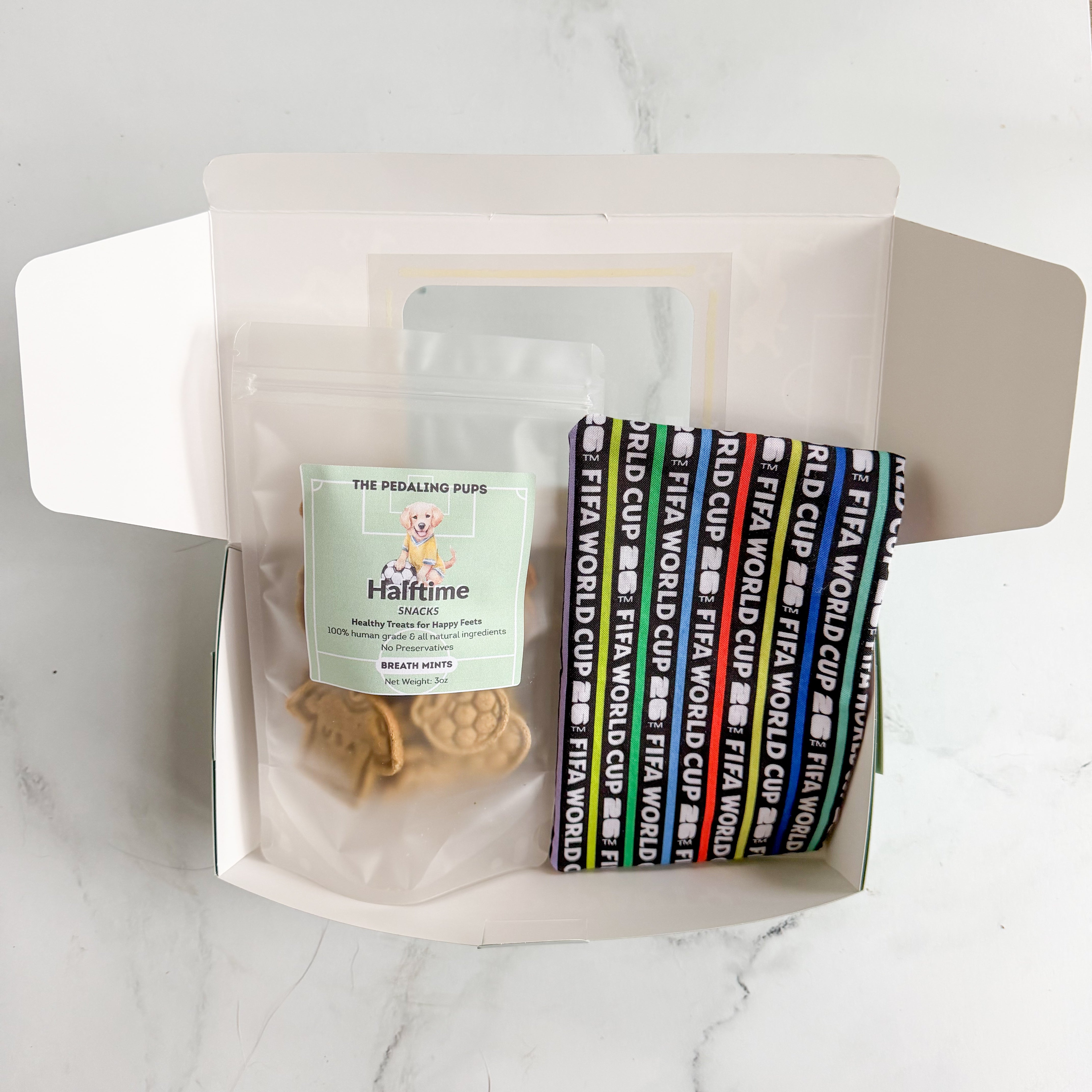World Pup Biscuit & Bandana Box