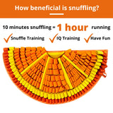 Florida Orange Snuffle Mat