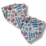 Dog Bless America Reversible Bandana