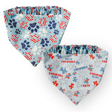 I Hate Fireworks/Pawtriotic Reversible Bandana